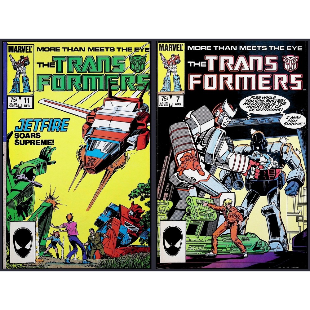Transformers 2X Comic Lot #7 11 1st Jetfire Direct Edition‎ Marvel